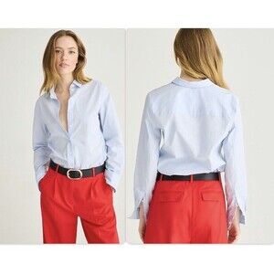 J.Crew Wren slim shirt in stretch cotton poplin New Size 0
